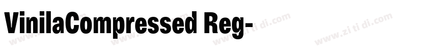 VinilaCompressed Reg字体转换
